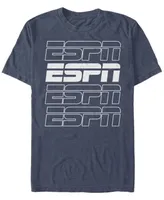 Fifth Sun Men's Stroke Stack Espn Short Sleeve Crew T-shirt