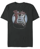 Fifth Sun Men's Guitar Lockup Short Sleeve Crew T-shirt