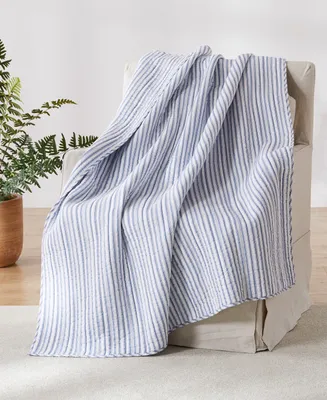 Levtex Tobago Stripe Reversible Quilted Throw, 50" x 60"