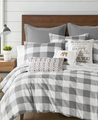 Levtex Camden Buffalo Check 2-Pc. Duvet Cover Set, Twin/Twin Xl
