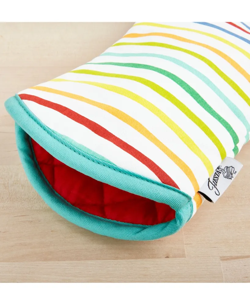 Fiesta Tropical Stripe Oven Mitts, Set of 2