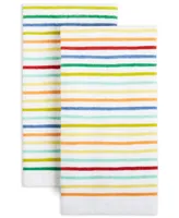 Fiesta Tropical Stripe Kitchen Towels, Set of 2