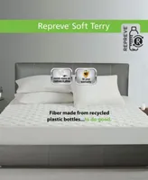 All In One Soft Terry Fitted Mattress Pad