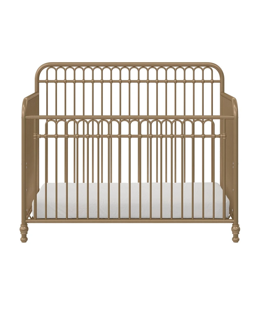 Little Seeds Ivy 3-in-1 Convertible Metal Crib