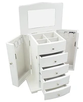 Pko Inc. Contemporary White Jewelry Box