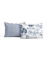 Lush Decor Harbor Life 7 Piece Quilt Set, King