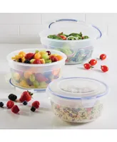 Lock n Lock Easy Essentials 6-Pc. Nested Bowl Food Storage Set