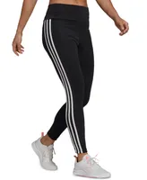 adidas Women's 3-Stripe High-Waist Full Length Training Leggings