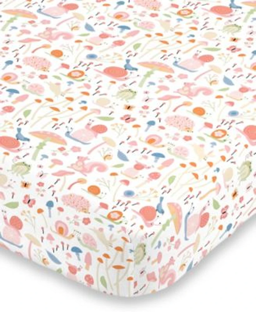 Spring Garden Fitted Super Soft Crib Sheet