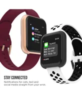 iTouch Air 3 Unisex Heart Rate Black Mesh Strap Smart Watch 44mm