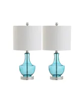 Colette Mini Glass Table Lamp, Set of 2