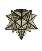 Stella Moravian Star Led Flush Mount