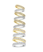 Certified Diamond Channel Band In 14k White Gold Or Yellow Gold