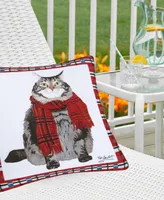 C&F Home Fat Cat Pillow, 18" x 18"