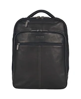 Full-Grain Colombian Leather 16" Laptop Tablet Travel Backpack