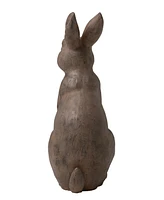 Glitzhome Standing Rabbit Statue