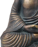 Glitzhome Meditating Buddha Statue