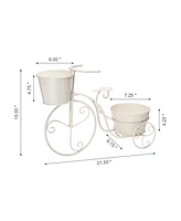 Glitzhome Bicycle Plant Stand