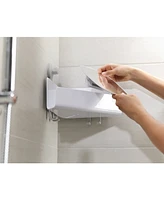Joseph Joseph EasyStore Corner Shower Caddy with Mirror