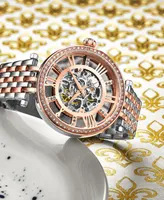 Women's Automatic Silver-Tone Stainless Steel Link Bracelet Watch 38mm