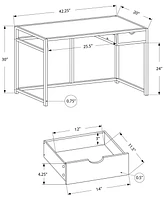 Desk with 1 Storage Drawer