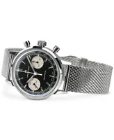 Hamilton Men's Swiss Intra-Matic Chronograph H Stainless Steel Mesh Bracelet Watch 40mm