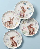 Lenox Butterfly Meadow Bunny Accent Plates, Set of 4