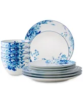 Noritake Blossom Road 12-Pc. Dinnerware Set