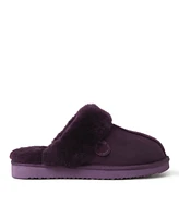 Fireside By Dearfoams Women's Sydney Genuine Shearling Scuff Slipper
