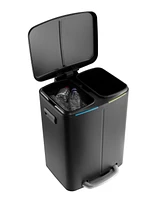 Marco Rectangular Double Bucket Trash Can with Soft-Close Lid