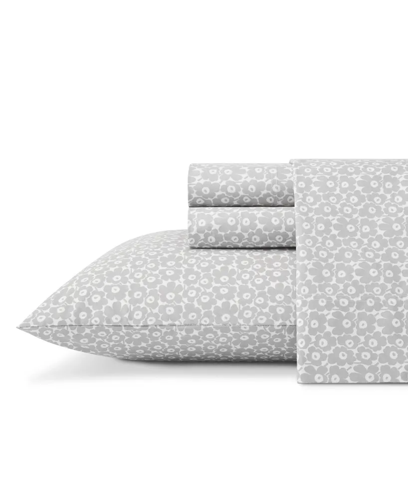 Marimekko Pikkuinen Unikko Cotton Percale Pillowcase Pair, Standard