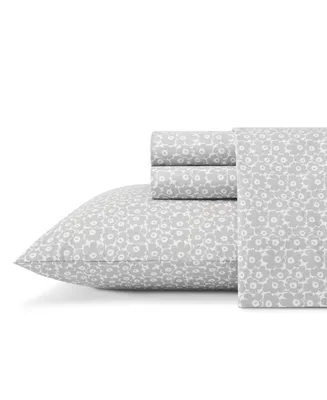 Marimekko Pikkuinen Unikko Cotton Percale Pillowcase Pair, Standard