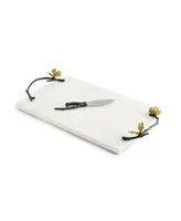 Michael Aram Butterfly Ginkgo White Cheeseboard & Knife Set