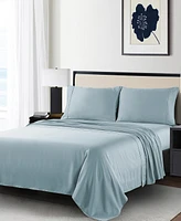 Anne Klein Reverie 100% Cotton Sateen 4-Pc. Sheet Set