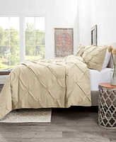 Nestl Pinch Pleat -Pc. Duvet Cover Set