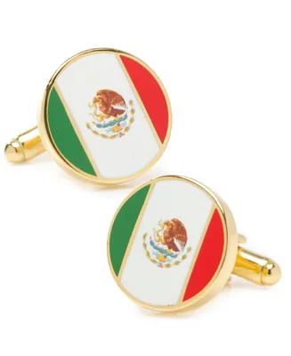 Cufflinks Inc. Men's Mexico Flag Cufflinks