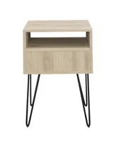 1 Drawer Hairpin Side Table