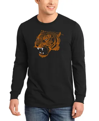 Men's Beast Mode Word Art Long Sleeve T-shirt