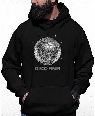 Men's Disco Ball Word Art Hooded Sweatshirt