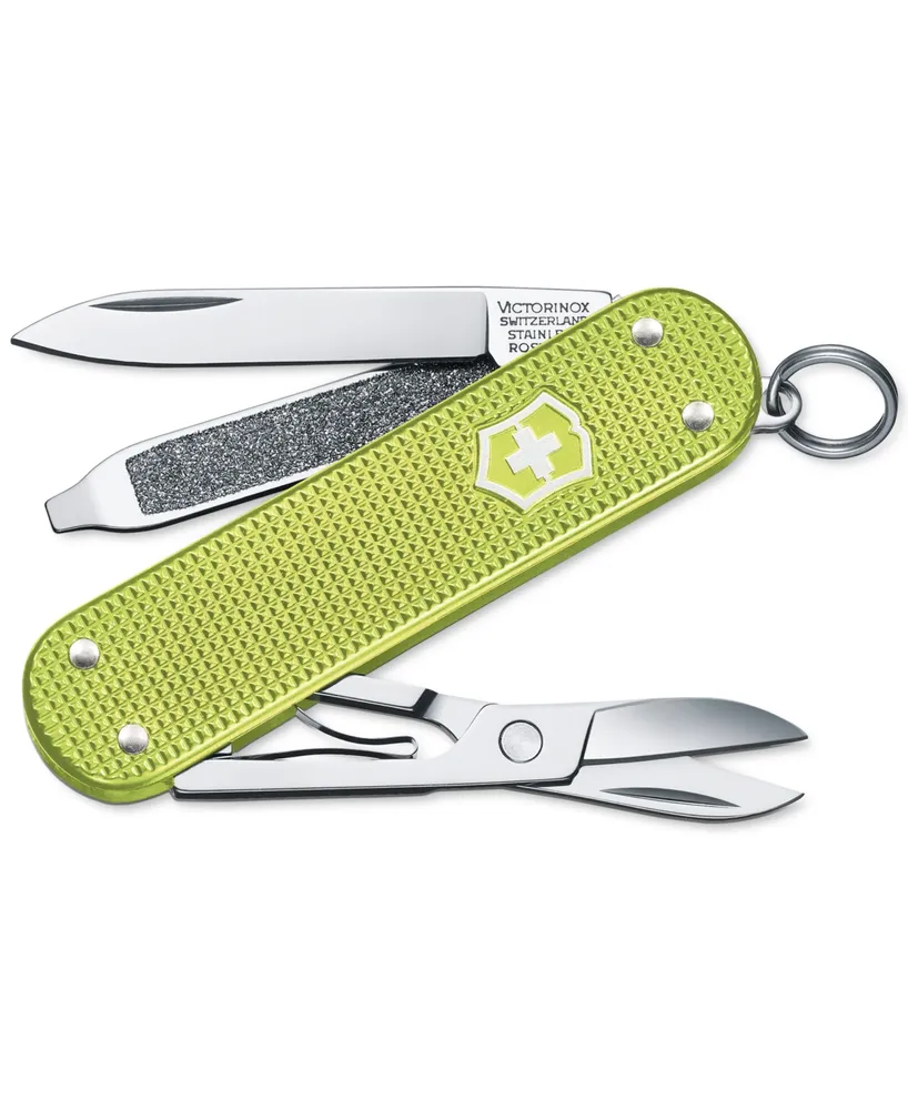 Victorinox Swiss Army Classic Sd Alox Pocketknife, Lime Twist