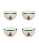 Spode Christmas Tree Rice Bowl, Set of 4