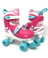 Chicago Girls Adjustable Quad Roller Skate 7 Pc Set