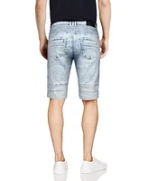 Men's Stretch Moto Denim Shorts