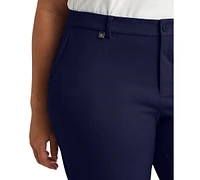 Lauren Ralph Plus-Size Stretch Cotton Shorts