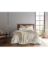Oake Drybrush Matelasse 3-Pc. Duvet Cover Set, Full/Queen, Exclusively at Macy's
