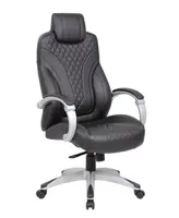 Boss Office Products Executive Hinged Arm Chair