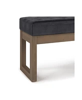 Milltown Contemporary Rectangle Footstool Ottoman Bench