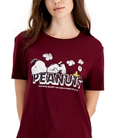 Peanuts Juniors' Snoopy Logo T-Shirt