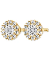 Portfolio by De Beers Forevermark Diamond Halo Stud Earrings (1/2 ct. t.w.) in 14k White or Yellow Gold