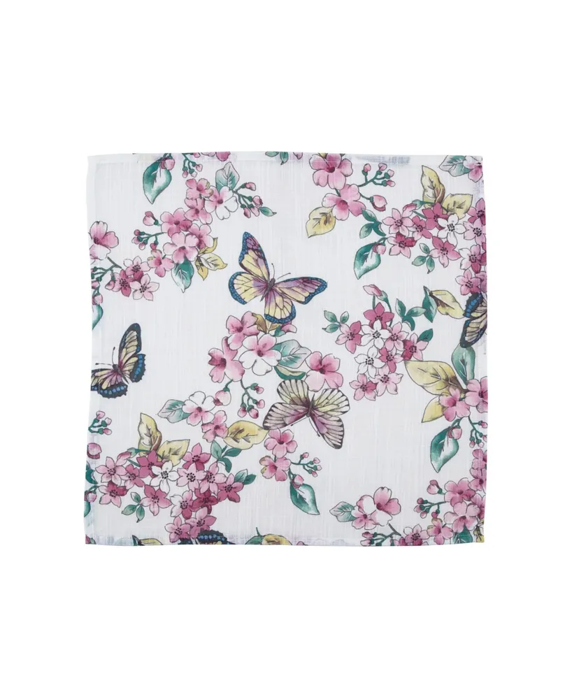Butterfly Meadow Floral Napkin